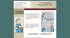 Desktop Screenshot of mikeshandyman.com